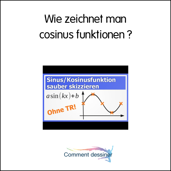 Wie zeichnet man cosinus funktionen